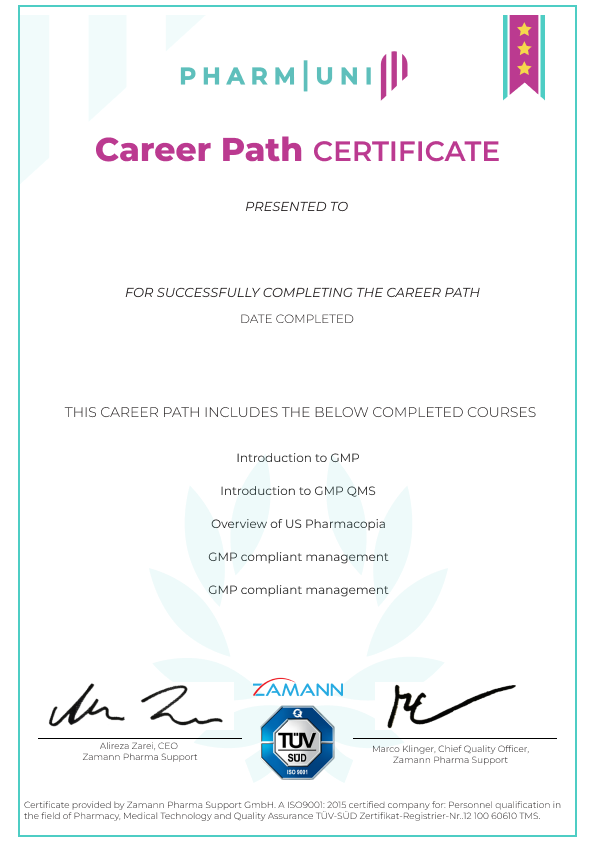 Career Path Certificate