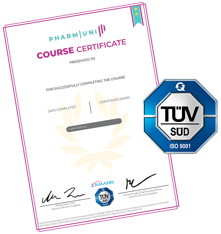 pharmuni certificate