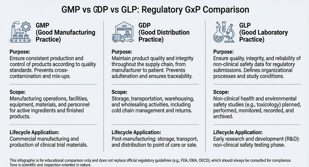 GMP, GDP, and GLP: Make quality, records, and data audit-ready.