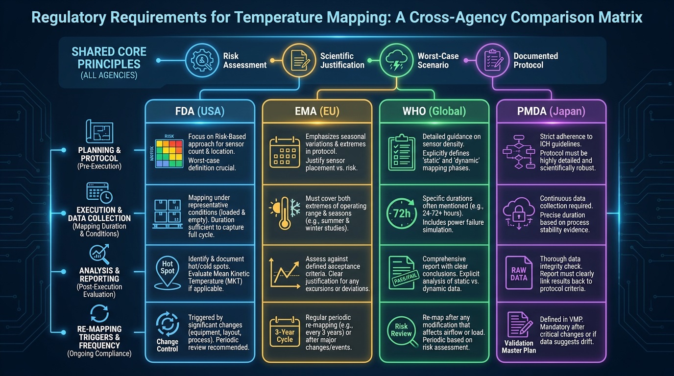 Regulatory Requirements for Temperature Mapping Across Agencies