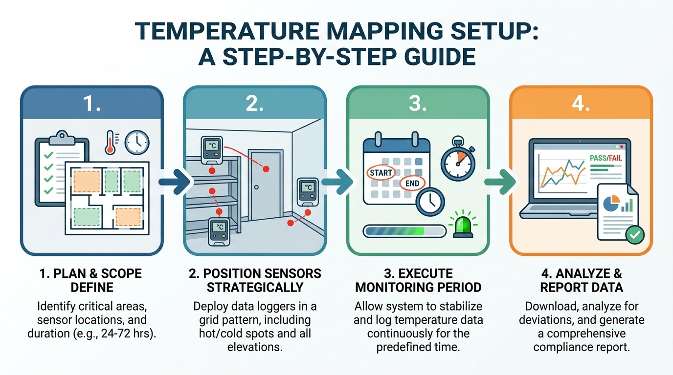 Step-by-Step Temperature Mapping Setup