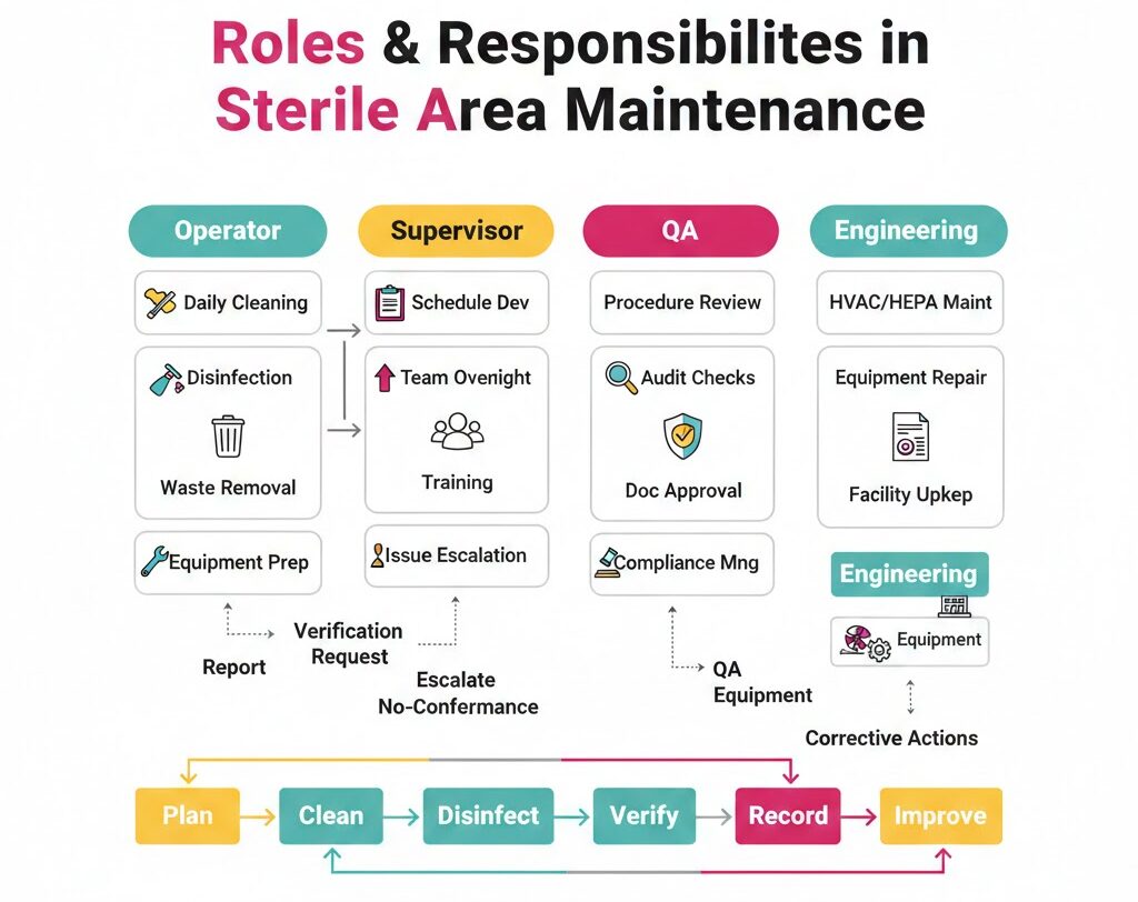 This map shows the handoffs between Operator, Supervisor, QA, and Engineering.