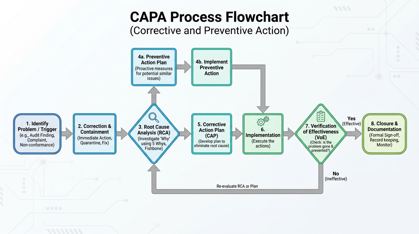 CAPA Process Flowchart