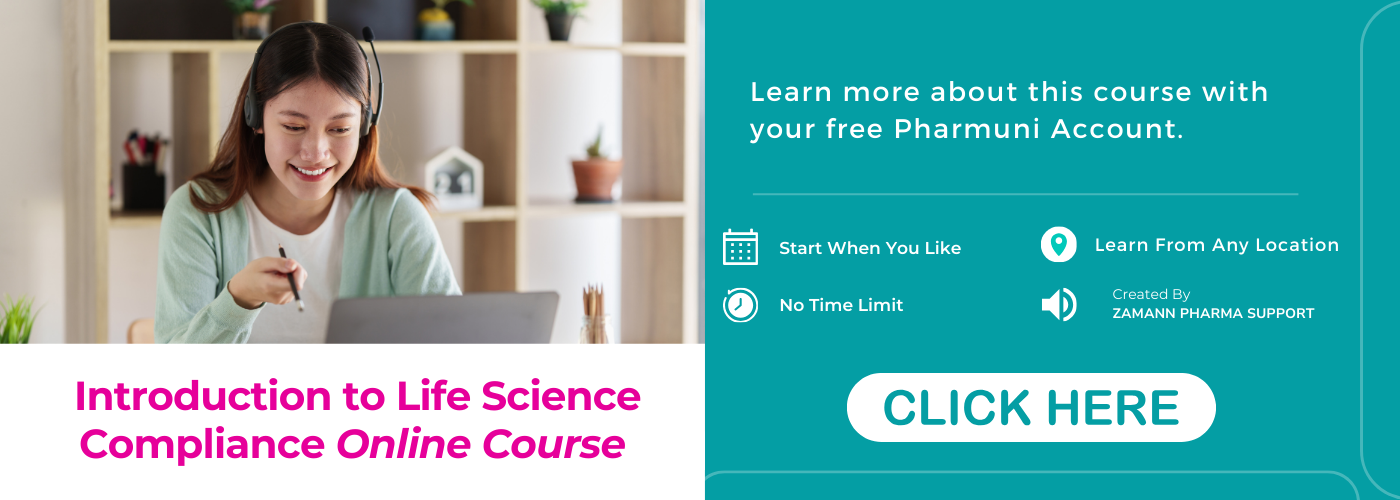 Introduction to Life Science Compliance course promo