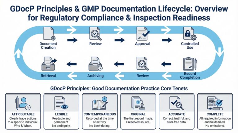 GMP Documentation – GDocP Inspection Guide 2026