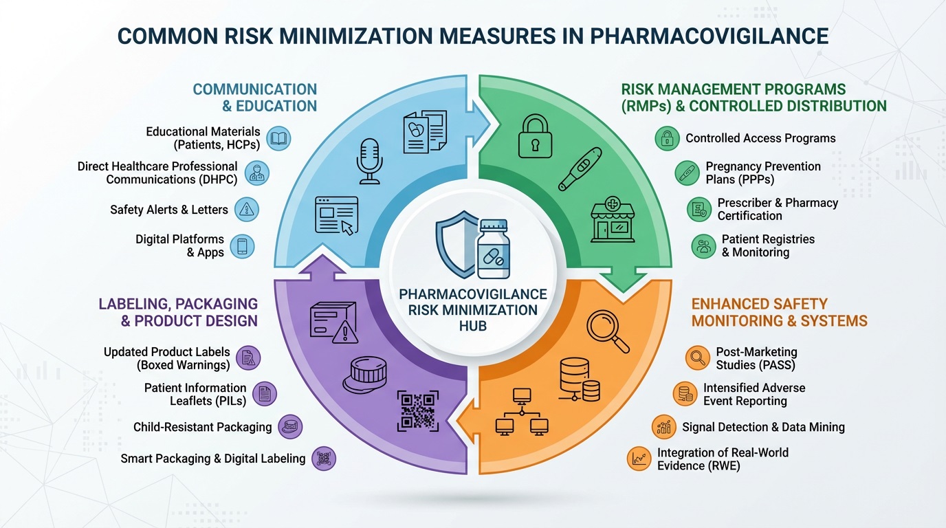 Common Risk Minimization Measures Used in Pharmacovigilance