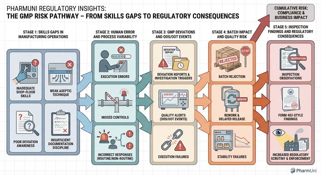 Skill gaps lead to regulatory compliance risks