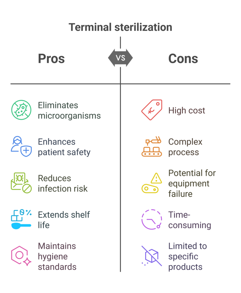 Sterile solutions enhance terminal sterilization effectiveness and reliability.