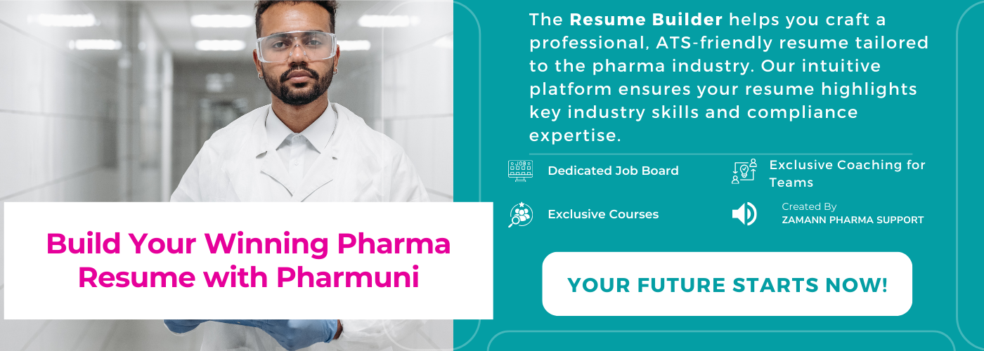 pharma resume