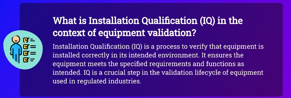 What is Installation Qualification