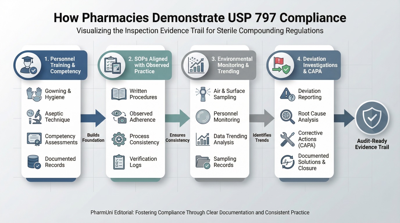 How Pharmacies Demonstrate USP 797 Compliance