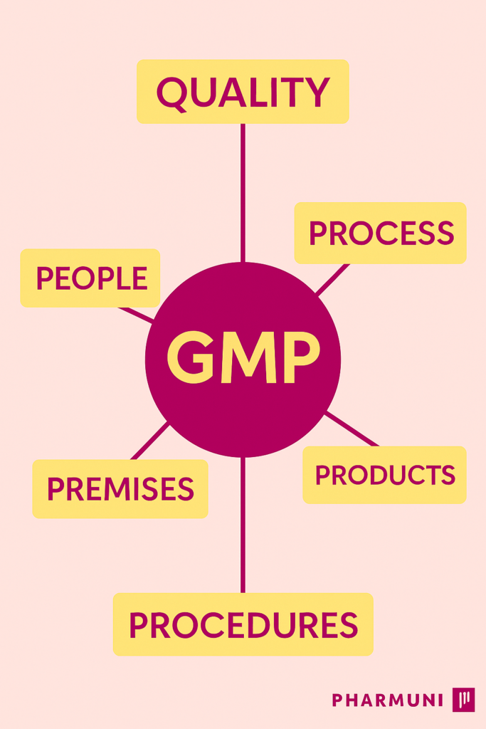 Learn how each GMP element connects to real-world compliance.