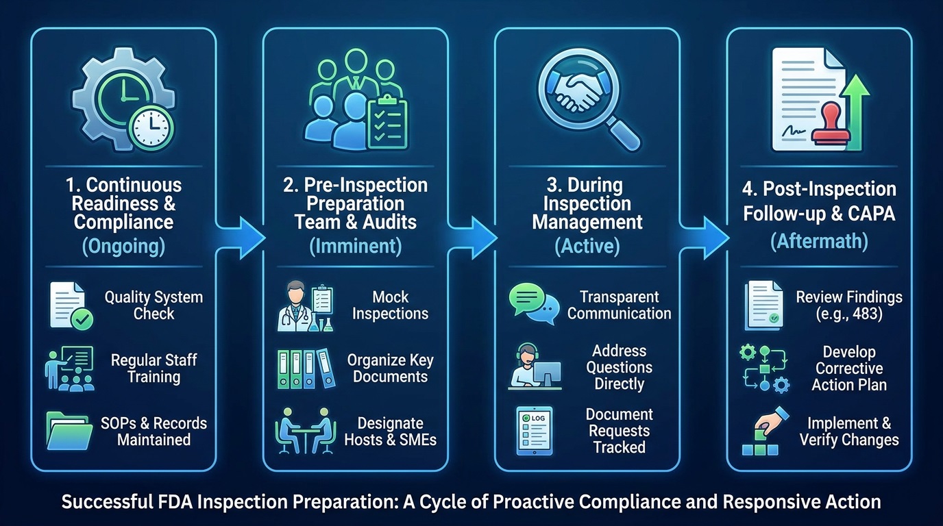 Steps to Prepare for a Successful FDA Inspection