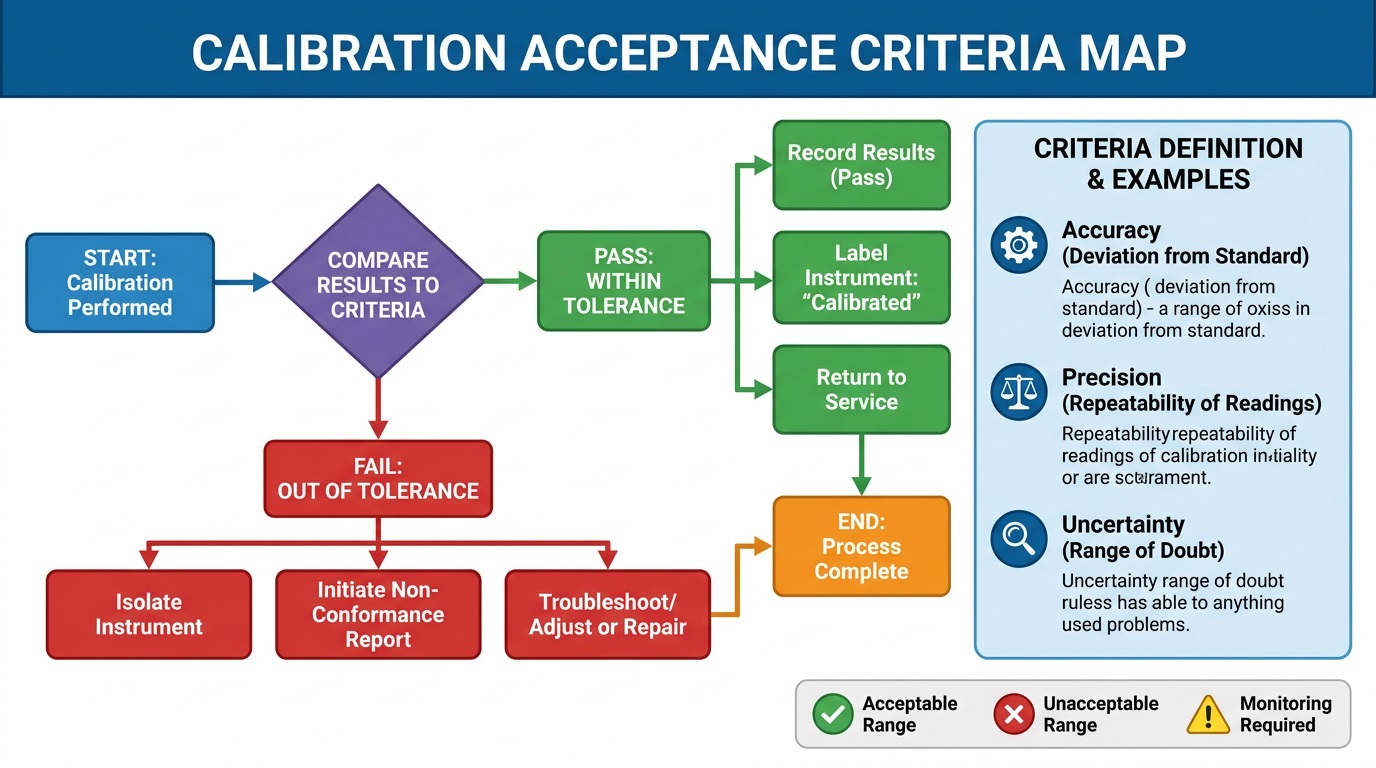Calibration Acceptance Criteria Map