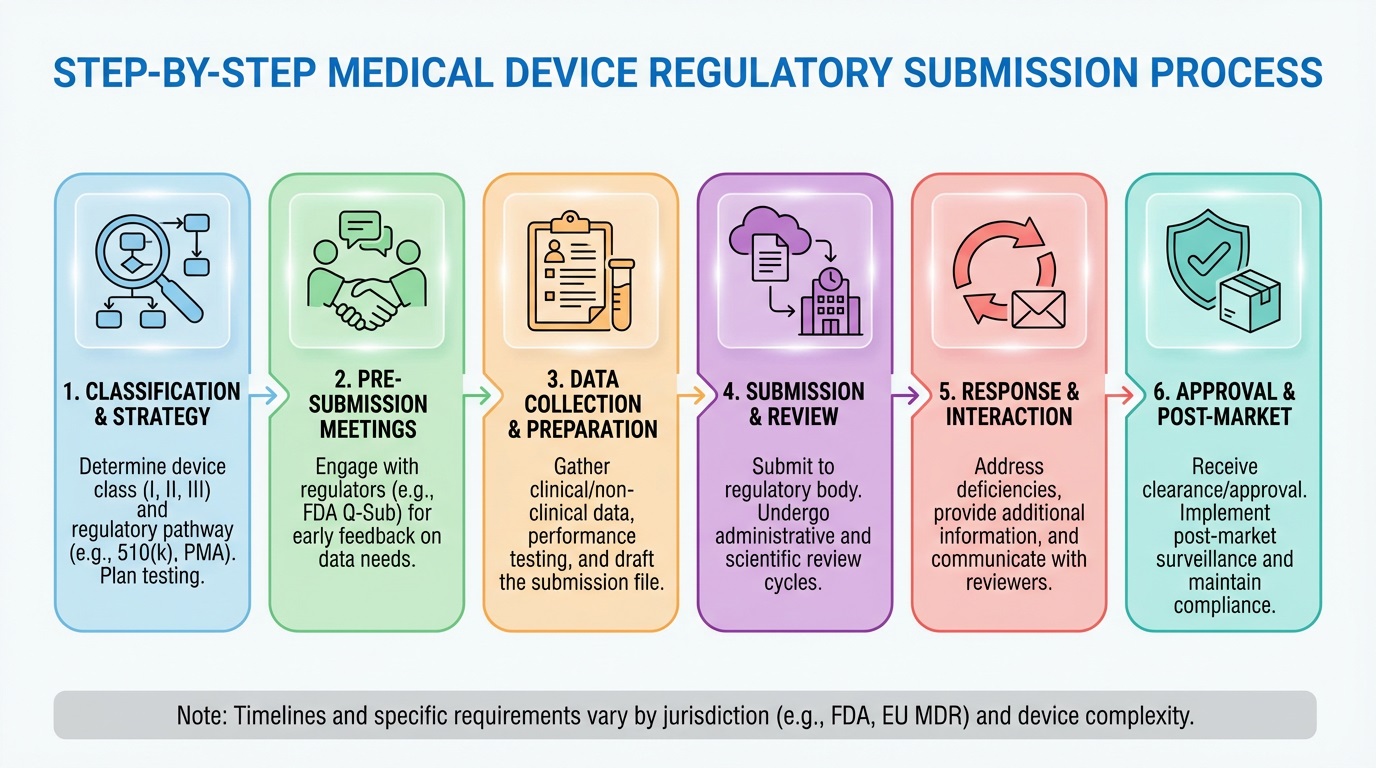 Step-by-Step Medical Device Regulatory Submission Process