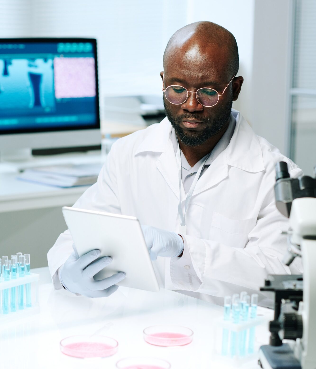 Efficiency and compliance are the primary goals of data analysis in modern labs.