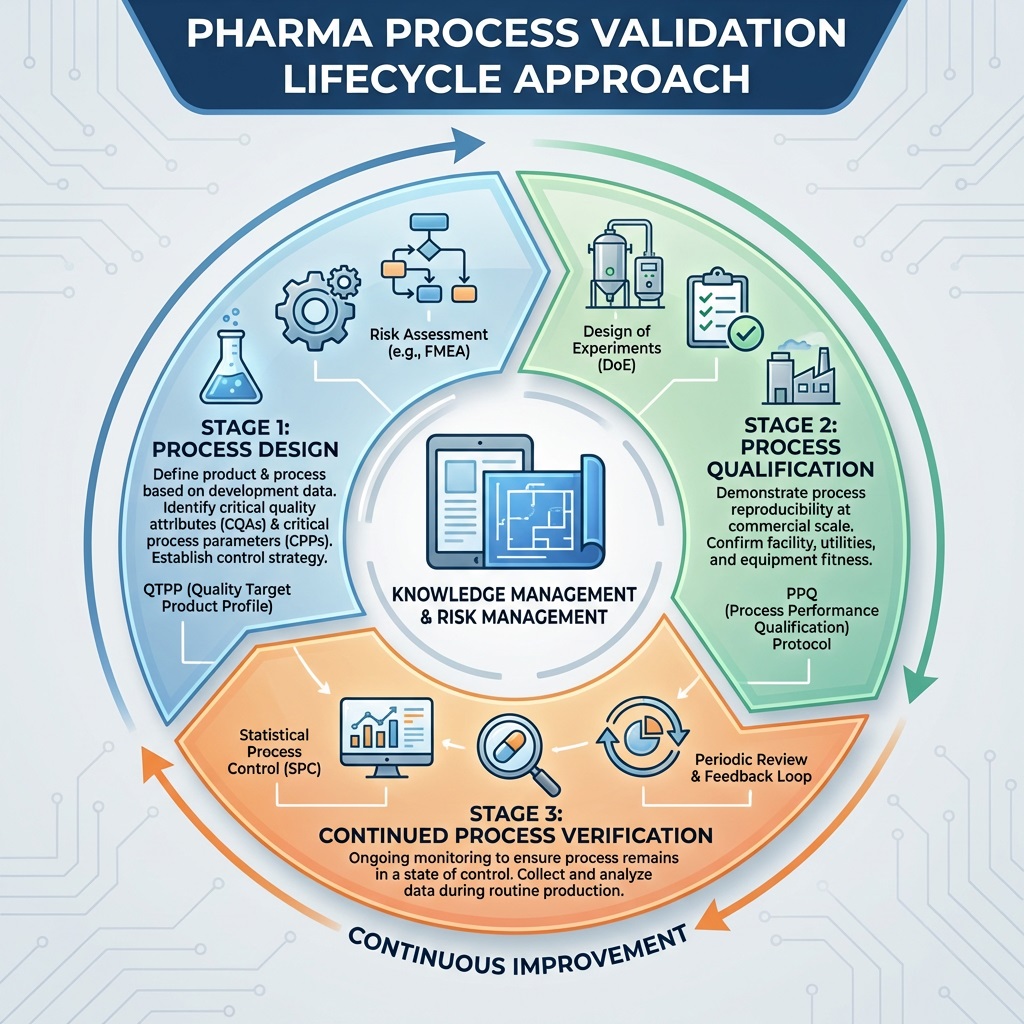 Lifecycle Approach in Pharma Process Validation