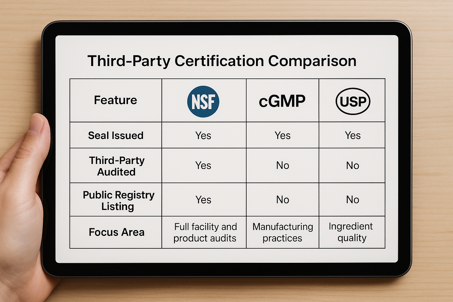 Understanding third-party verification helps you choose safer GMP certified supplements.