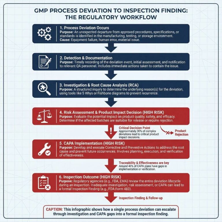 Process Deviations in 2026 GMP Inspection Readiness.