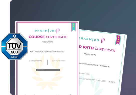pharma certificate