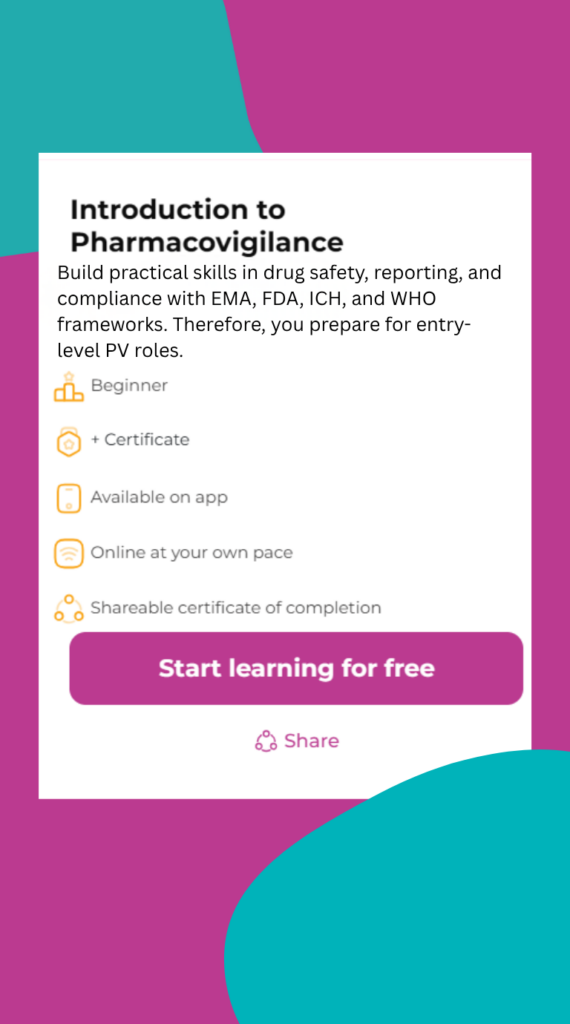 free pharma courses