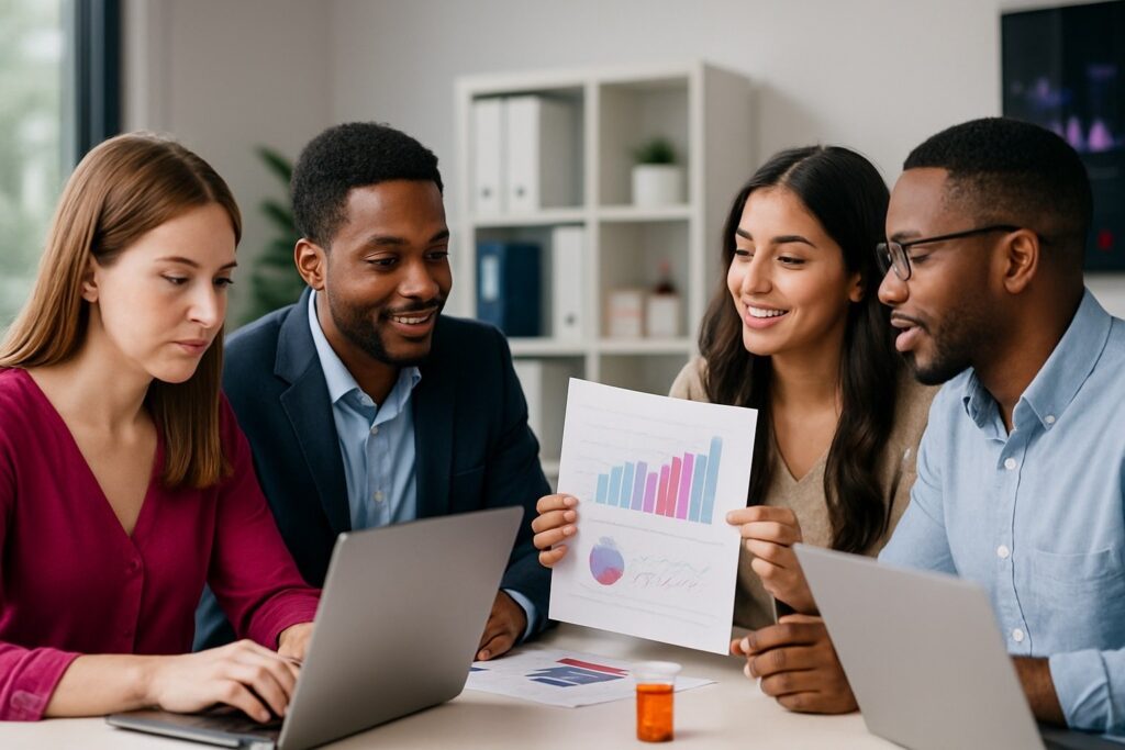 Future PV professionals in action: learning drug safety, data, and teamwork side by side.