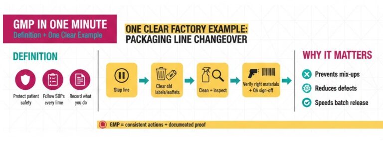 good manufacturing practices example 2026 in Pharma