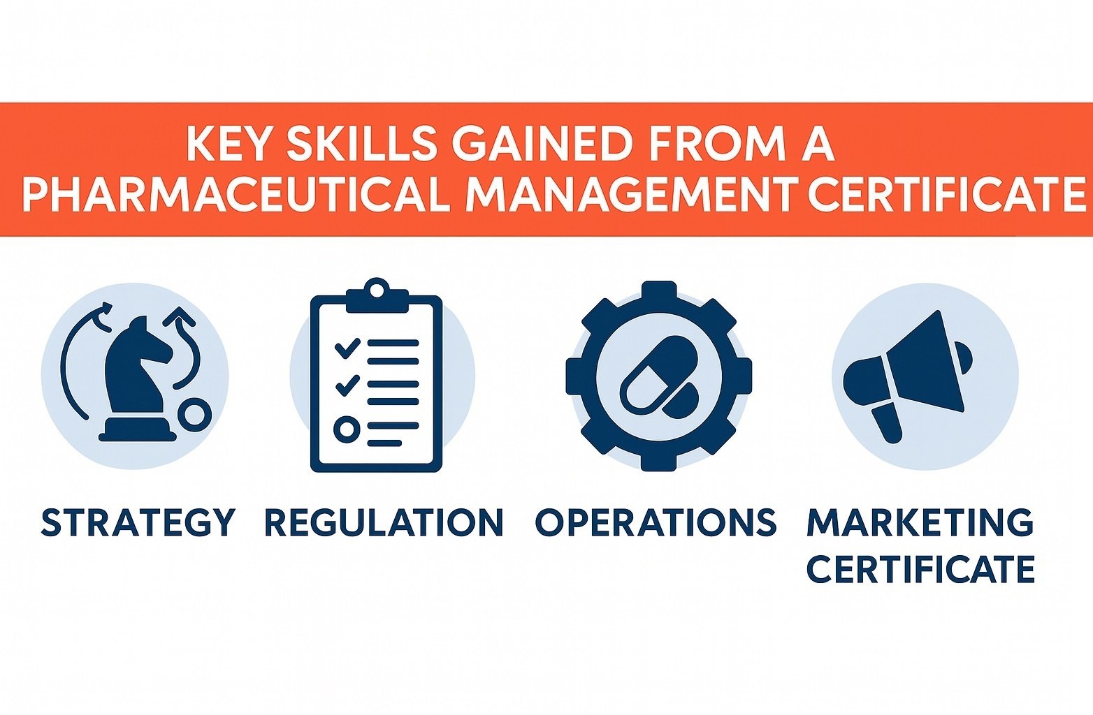 From lab to launch: upgrade business, QA, and marketing skills with pharma-focused management training.