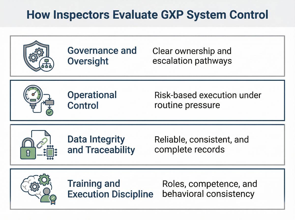 How Inspectors Evaluate GxP System Control