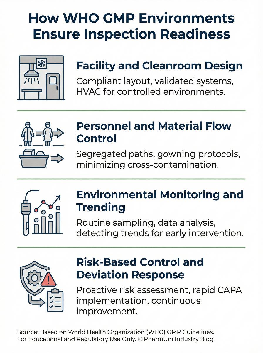 How WHO GMP Environments Ensure Inspection Readiness