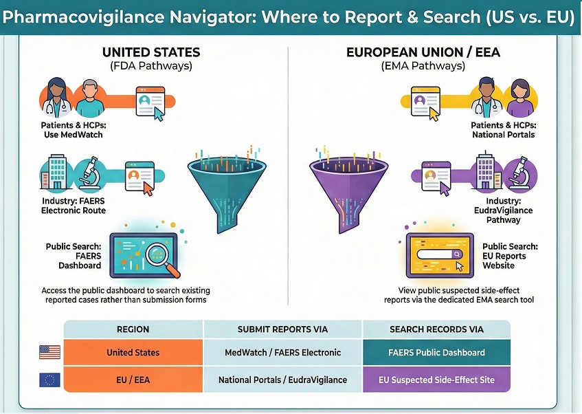 The Global Pharmacovigilance Regulatory and Reporting Navigation Map