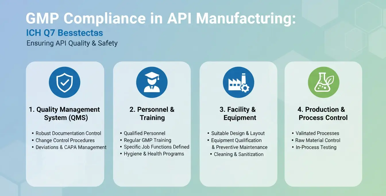 Best Practices for Ensuring GMP Compliance in API Manufacturing Under ICH Q7