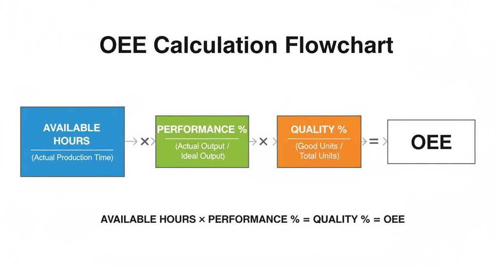 OEE Calculation Flowchart
