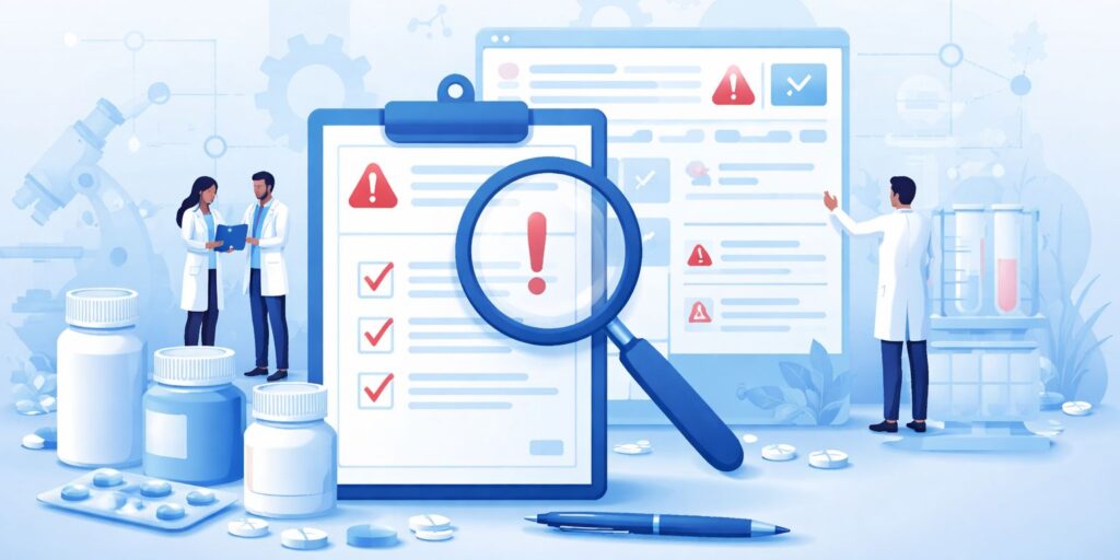 Pharmaceutical deviation investigation process with root cause analysis, deviation report workflow, and CAPA in pharma for quality risk management and GMP compliance.