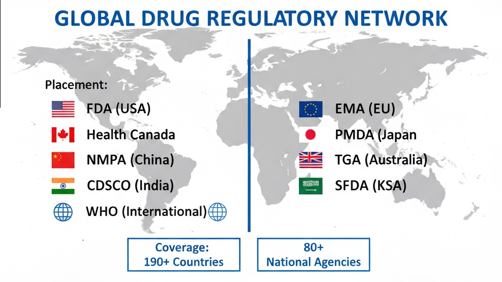 Global Regulatory Agency Map
