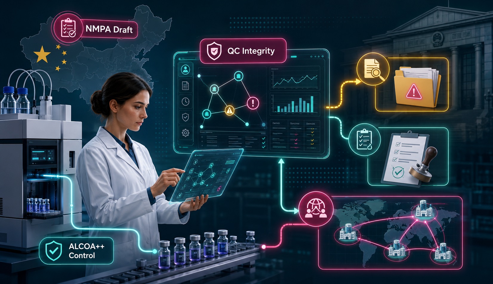 NMPA Defines 9 QC Data Integrity Areas