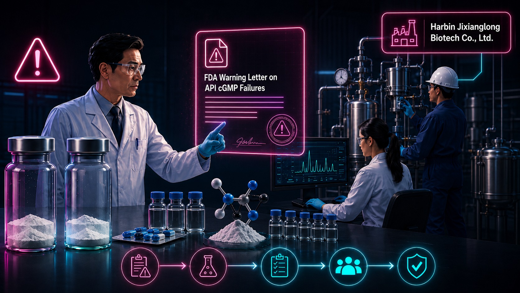 cGMP Failures at Harbin