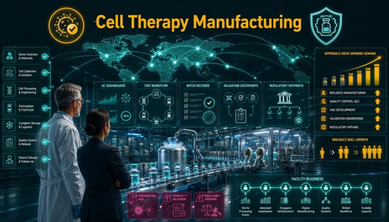 First Treg Cell Therapy Expands Advanced Manufacturing Skills