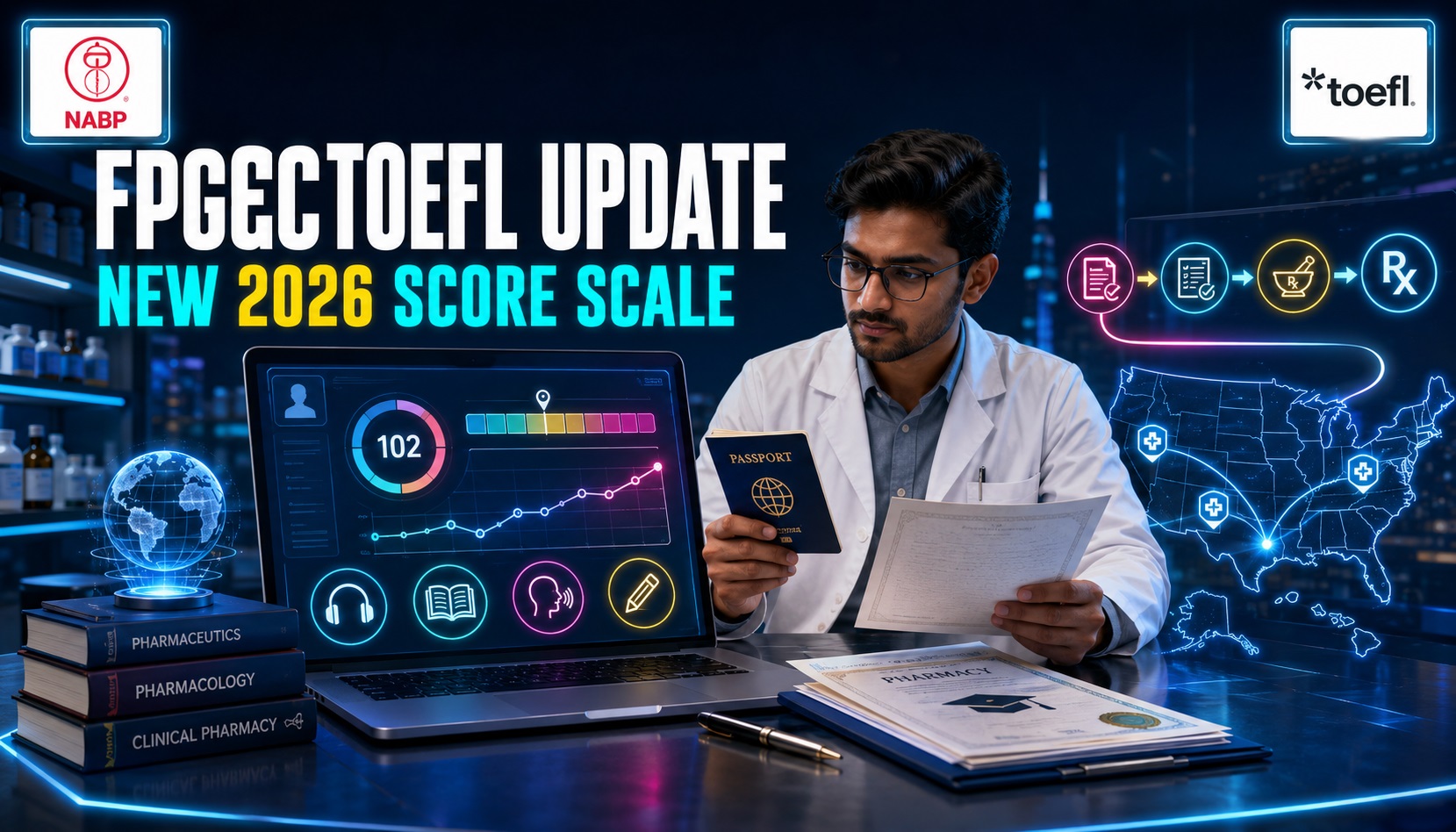 Will NABP’s 2026 TOEFL Scale Change FPGEC Preparation; Do New Scores Simplify FPGEC Planning?