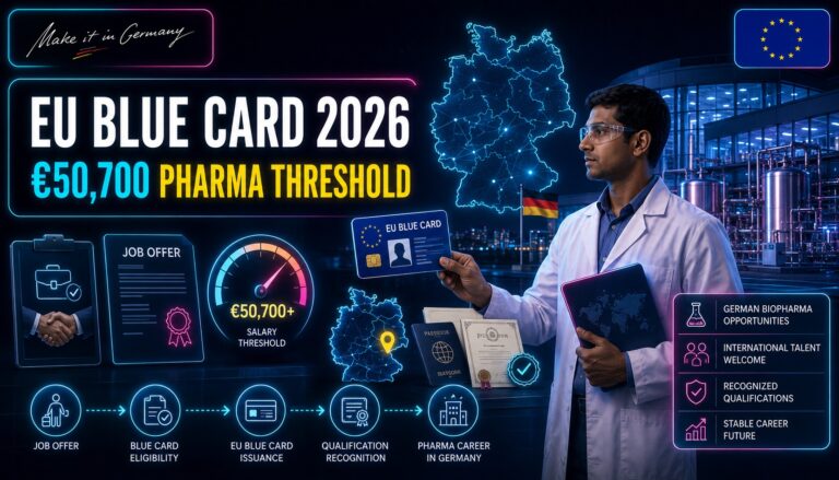 Why 2026 EU Blue Card Thresholds Matter for Pharma Jobs; Could Lower Thresholds Help Pharma Entrants?