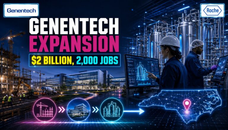 Where Genentech’s $2 Billion Expansion Supports 2,000 Jobs; Will Holly Springs Need More Specialists?