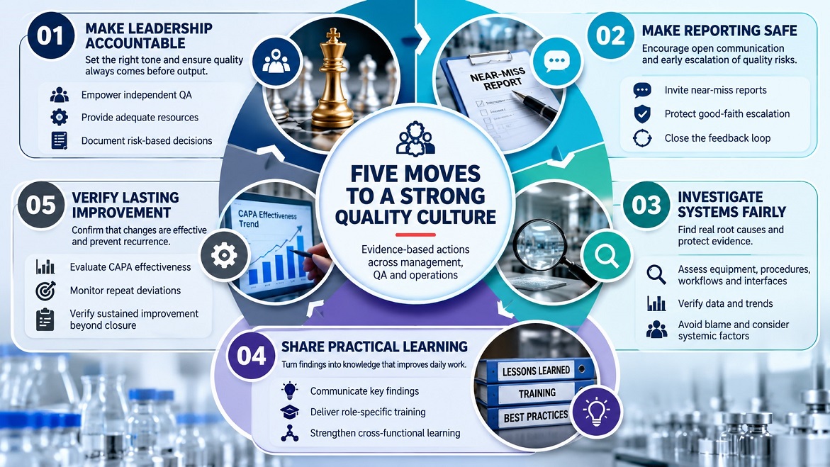 Five Moves to a Strong Quality Culture