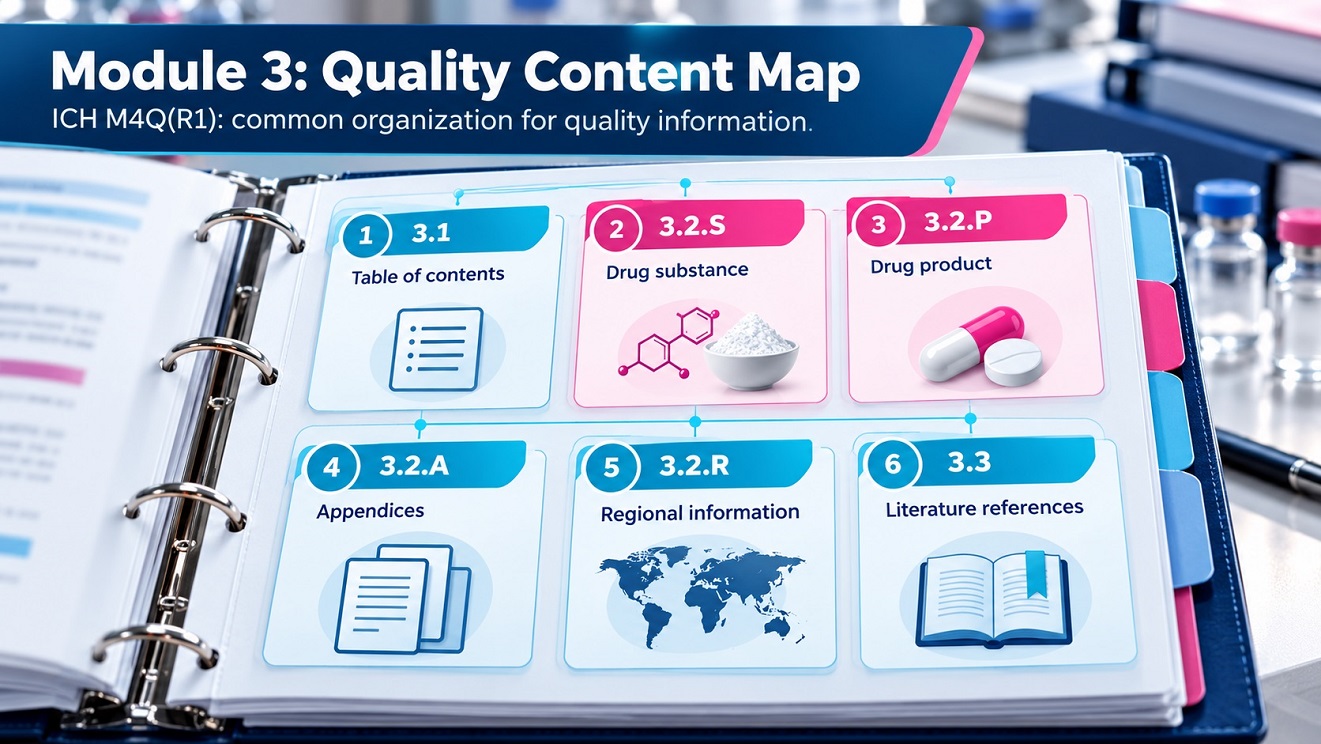 Module 3 pharmaceutical quality map