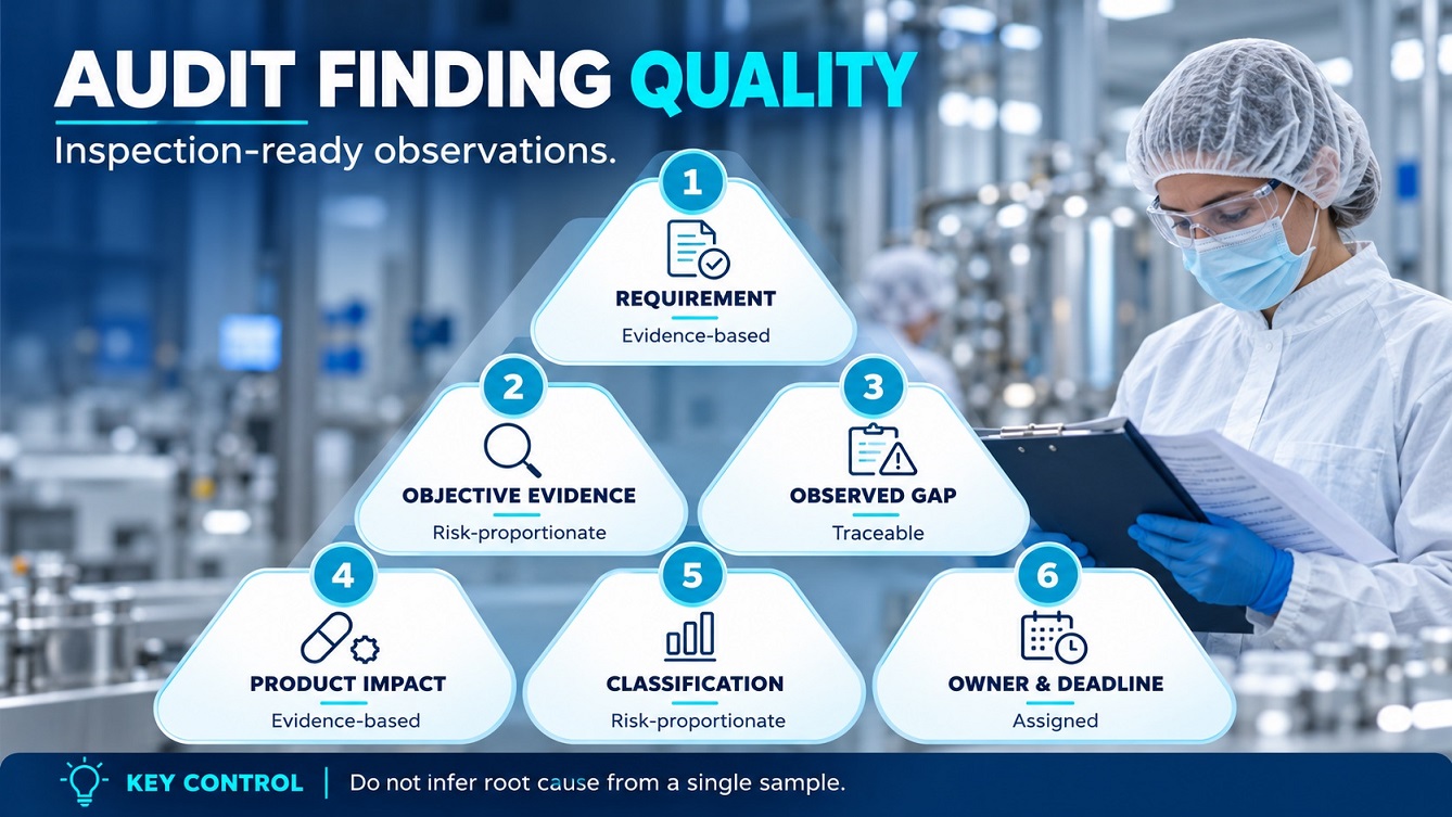 Pharmaceutical GMP Audit Finding Quality